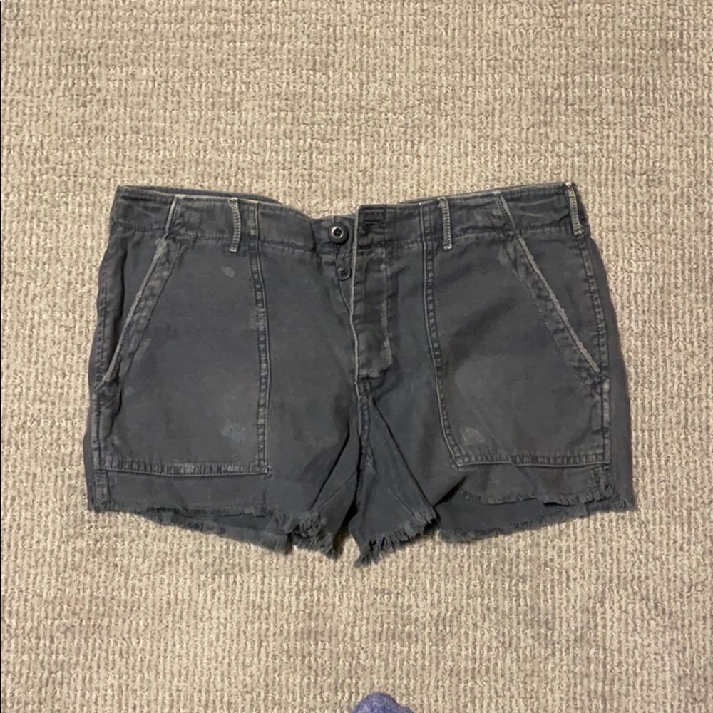 Dark grey/blue Jean shorts